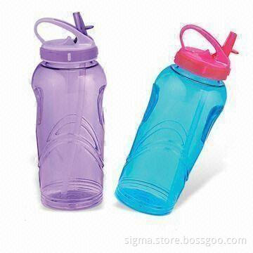Polycarbonate Water Bottles with Plastic Lid and Capacity of 24oz